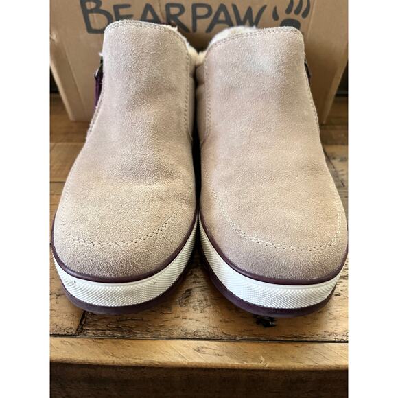 BEARPAW Amanza Suede Sneaker with Rain & Stain Repellent Women's Sz 9 - Picture 3 of 9
